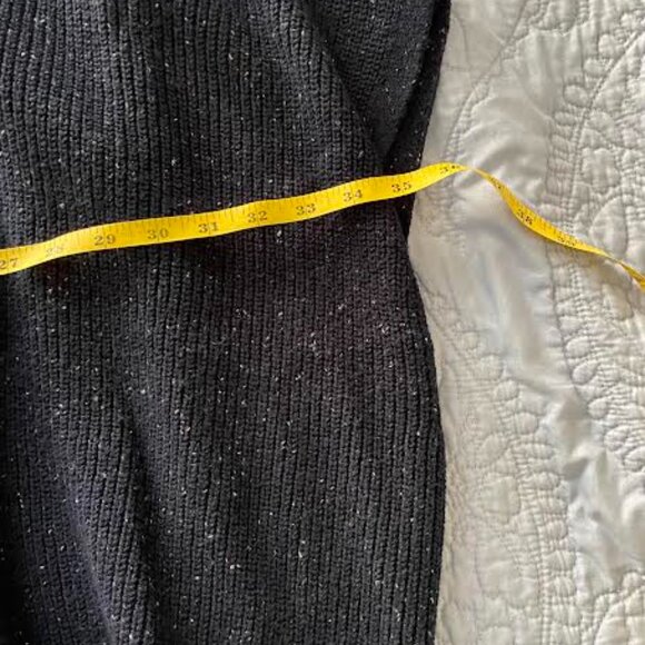 J. Jill Navy Knit Poncho/Vest XL-3X - Picture 4 of 5